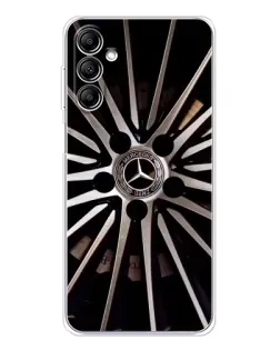 Чехол для Samsung Galaxy M35 5G с картинкой «Диск Mercedes»