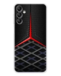 Чехол для Samsung Galaxy M35 5G с картинкой «Mercedes Carbon Grid»