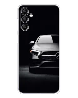 Чехол для Samsung Galaxy M35 5G с картинкой «Свет фар Mercedes»