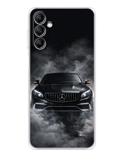 Чехол для Samsung Galaxy M35 5G с картинкой «Mercedes в дыму» Чехол для Samsung Galaxy M35 5G с картинкой «Mercedes в дыму»