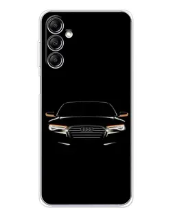 Чехол для Samsung Galaxy M35 5G с картинкой «Audi — ночной контур»