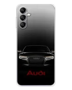 Чехол для Samsung Galaxy M35 5G с картинкой «Audi — градиентный контур»