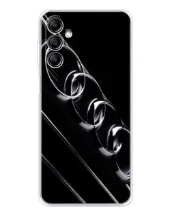 Чехол для Samsung Galaxy M35 5G с картинкой «Audi — абстрактные кольца»