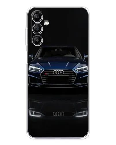Чехол для Samsung Galaxy M35 5G с картинкой «Audi — ночное отражение» Чехол для Samsung Galaxy M35 5G с картинкой «Audi — ночное отражение»
