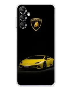 Чехол для Samsung Galaxy M35 5G с картинкой «Lamborghini желтый акцент»