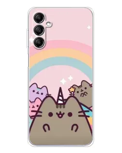 Чехол для Samsung Galaxy M35 5G с картинкой «Единорог Pusheen»