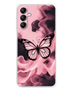 Чехол для Samsung Galaxy M35 5G с картинкой «Бабочка в дыму»