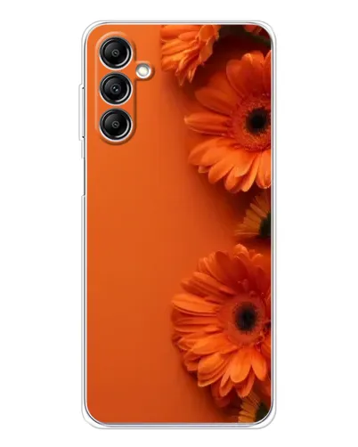 Чехол для Samsung Galaxy M35 5G с картинкой «Оранжевые герберы»