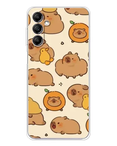 Чехол для Samsung Galaxy M35 5G с картинкой «Капибары с апельсинами» Чехол для Samsung Galaxy M35 5G с картинкой «Капибары с апельсинами»