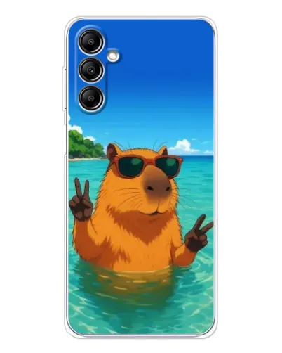Чехол для Samsung Galaxy M35 5G с картинкой «Морская капибара» Чехол для Samsung Galaxy M35 5G с картинкой «Морская капибара»