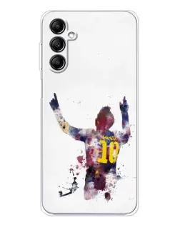 Чохол для Samsung Galaxy M35 5G з картинкою «Акварельний Мессі Барселона» Чохол для Samsung Galaxy M35 5G з картинкою «Акварельний Мессі Барселона»