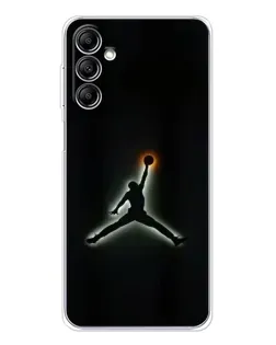 Чехол для Samsung Galaxy M36 5G с картинкой «Jordan Gradient Logo»