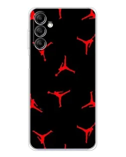 Чехол для Samsung Galaxy M36 5G с картинкой «Jordan Red Pattern»