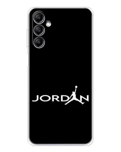 Чехол для Samsung Galaxy M36 5G с картинкой «Jordan White Logo»