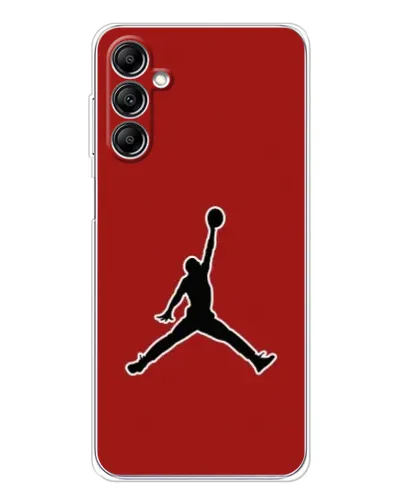 Чехол для Samsung Galaxy M36 5G с картинкой «Jordan Red Back»