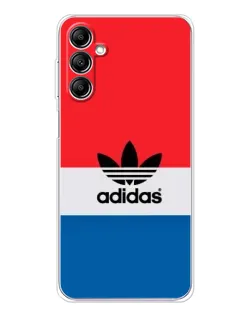Чехол для Samsung Galaxy M36 5G с картинкой «Ретро блоки Adidas»