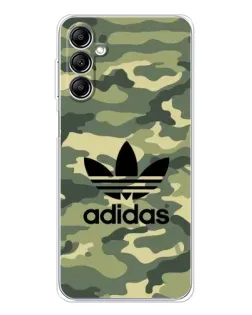 Чехол для Samsung Galaxy M36 5G с картинкой «Милитари стиль Adidas»