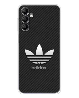 Чехол для Samsung Galaxy M36 5G с картинкой «Adidas Карбоновая текстура»