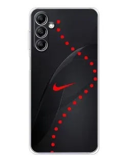 Чехол для Samsung Galaxy M36 5G с картинкой «Абстрактный дизайн Nike»