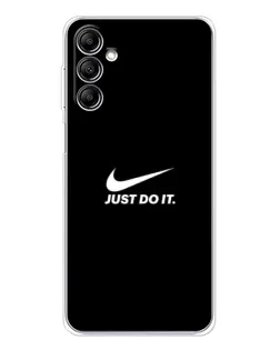Чехол для Samsung Galaxy M36 5G с картинкой «Минимализм от Nike»