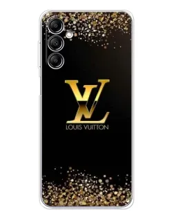 Чехол для Samsung Galaxy M36 5G с картинкой «LV — золотые искры»