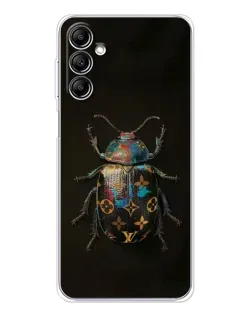 Чехол для Samsung Galaxy M36 5G с картинкой «LV — мраморный принт»
