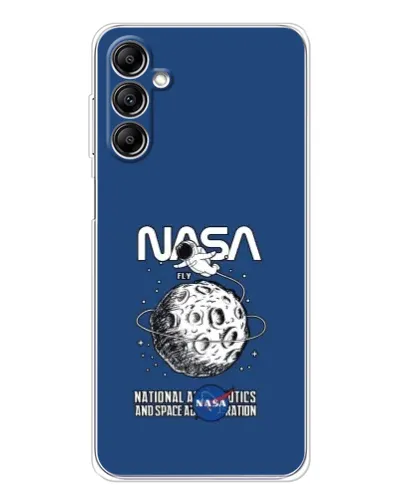 Чехол для Samsung Galaxy M36 5G с картинкой «NASA — лунная миссия»