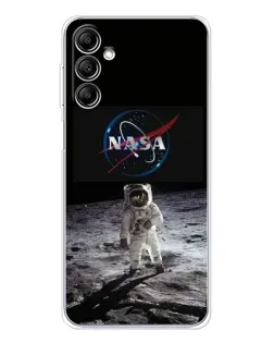 Чехол для Samsung Galaxy M36 5G с картинкой «Астронавт на Луне»