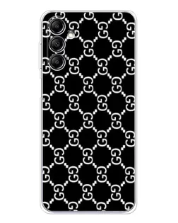 Чехол для Samsung Galaxy M36 5G с картинкой «Gucci — сетчатый паттерн»