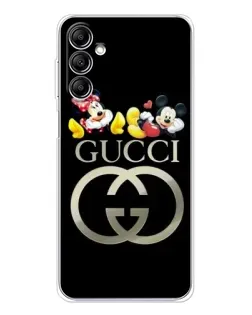 Чехол для Samsung Galaxy M36 5G с картинкой «Gucci — герои Disney»