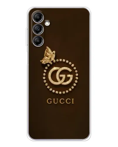 Чехол для Samsung Galaxy M36 5G с картинкой «Gucci — золотая бабочка»