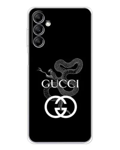 Чехол для Samsung Galaxy M36 5G с картинкой «Gucci — серебряная змея»