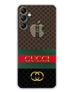 Чехол для Samsung Galaxy M36 5G с картинкой «Gucci — брендированный десерт»