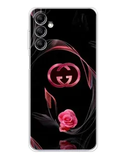 Чехол для Samsung Galaxy M36 5G с картинкой «Gucci — неоновая роза»