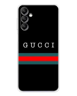 Чехол для Samsung Galaxy M36 5G с картинкой «Gucci — красный пояс»