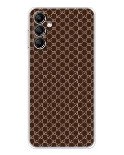 Чехол для Samsung Galaxy M36 5G с картинкой «Gucci — шоколадная сетка»