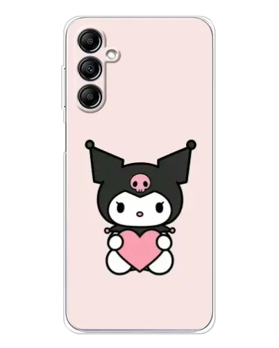 Чехол для Samsung Galaxy M36 5G с картинкой «Kuromi и сердце»