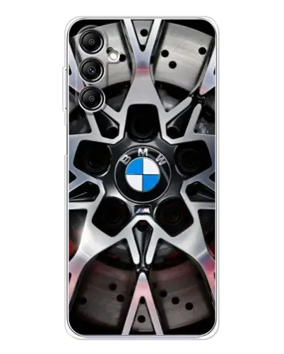 Чехол для Samsung Galaxy M36 5G с картинкой «BMW — деталь диска»