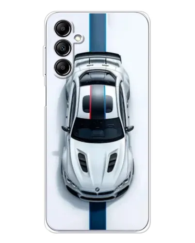 Чехол для Samsung Galaxy M36 5G с картинкой «Вид сверху — BMW M»