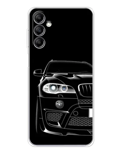 Чехол для Samsung Galaxy M36 5G с картинкой «Темный силуэт BMW»