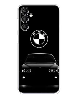 Чехол для Samsung Galaxy M36 5G с картинкой «BMW — взгляд из темноты»