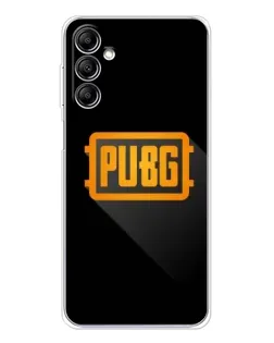 Чехол для Samsung Galaxy M36 5G с картинкой «PUBG — рамка лого»