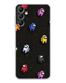 Чехол для Samsung Galaxy M36 5G с картинкой «Космический паттерн Among Us» Чехол для Samsung Galaxy M36 5G с картинкой «Космический паттерн Among Us»