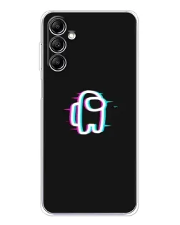 Чехол для Samsung Galaxy M36 5G с картинкой «Among Us неон»