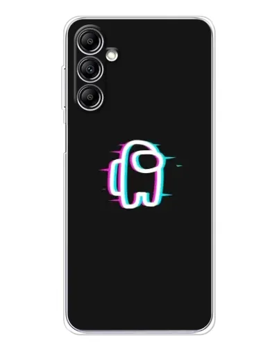Чехол для Samsung Galaxy M36 5G с картинкой «Among Us неон»