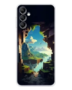 Чехол для Samsung Galaxy M36 5G с картинкой «Вид из пещеры»