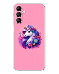 Чехол для Samsung Galaxy M36 5G с картинкой «Сказочный единорог»