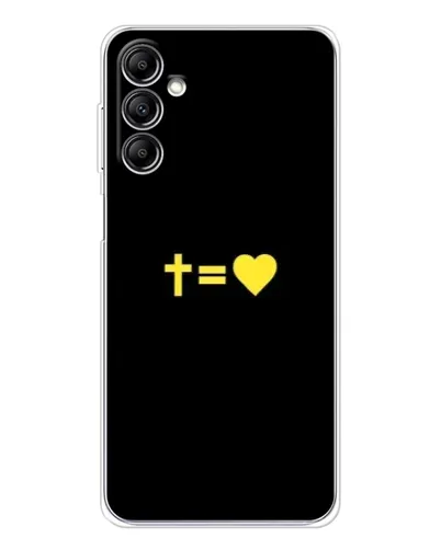 Чехол для Samsung Galaxy M36 5G с картинкой «Сердце и Крест» Чехол для Samsung Galaxy M36 5G с картинкой «Сердце и Крест»