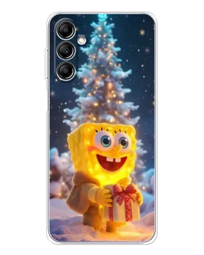 Чехол для Samsung Galaxy M36 5G с картинкой «Рождественский Спанч Боб» Чехол для Samsung Galaxy M36 5G с картинкой «Рождественский Спанч Боб»