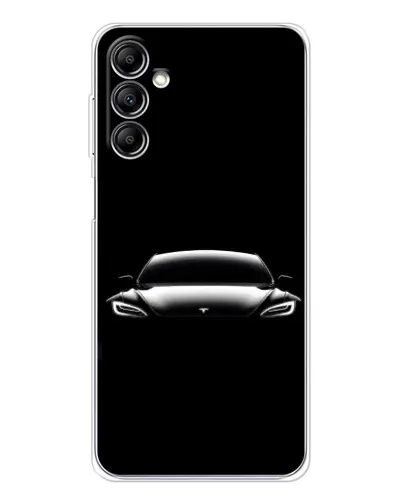Чехол для Samsung Galaxy M36 5G с картинкой «Фары Tesla Night» Чехол для Samsung Galaxy M36 5G с картинкой «Фары Tesla Night»